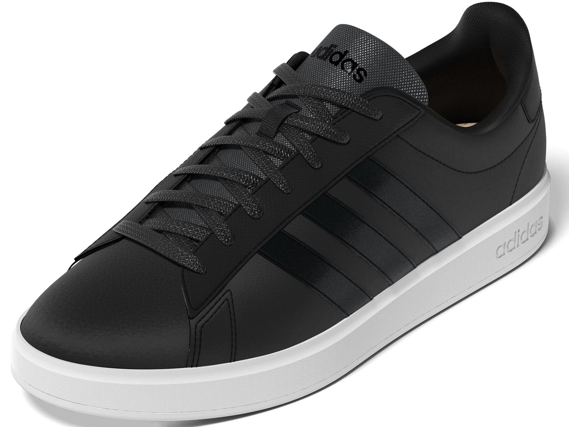 Adidas Women's Grand Court 2.0 Sneakers - ID4486 | Comfortable White Tennis Shoes for Women | Perfect for Casual Wear, Gym & Everyday Fashion