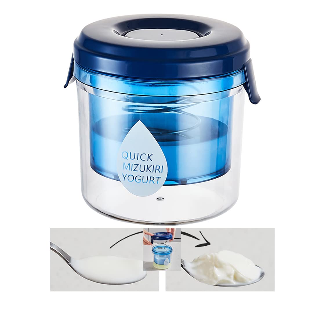 Greek Yogurt Strainer Maker - Yogurt Cheese & Nut Milk Filter Machine - Kitchen Gadget for Homemade Curd, Juice & Dairy - Perfect for Healthy Breakfast & Meal Prep