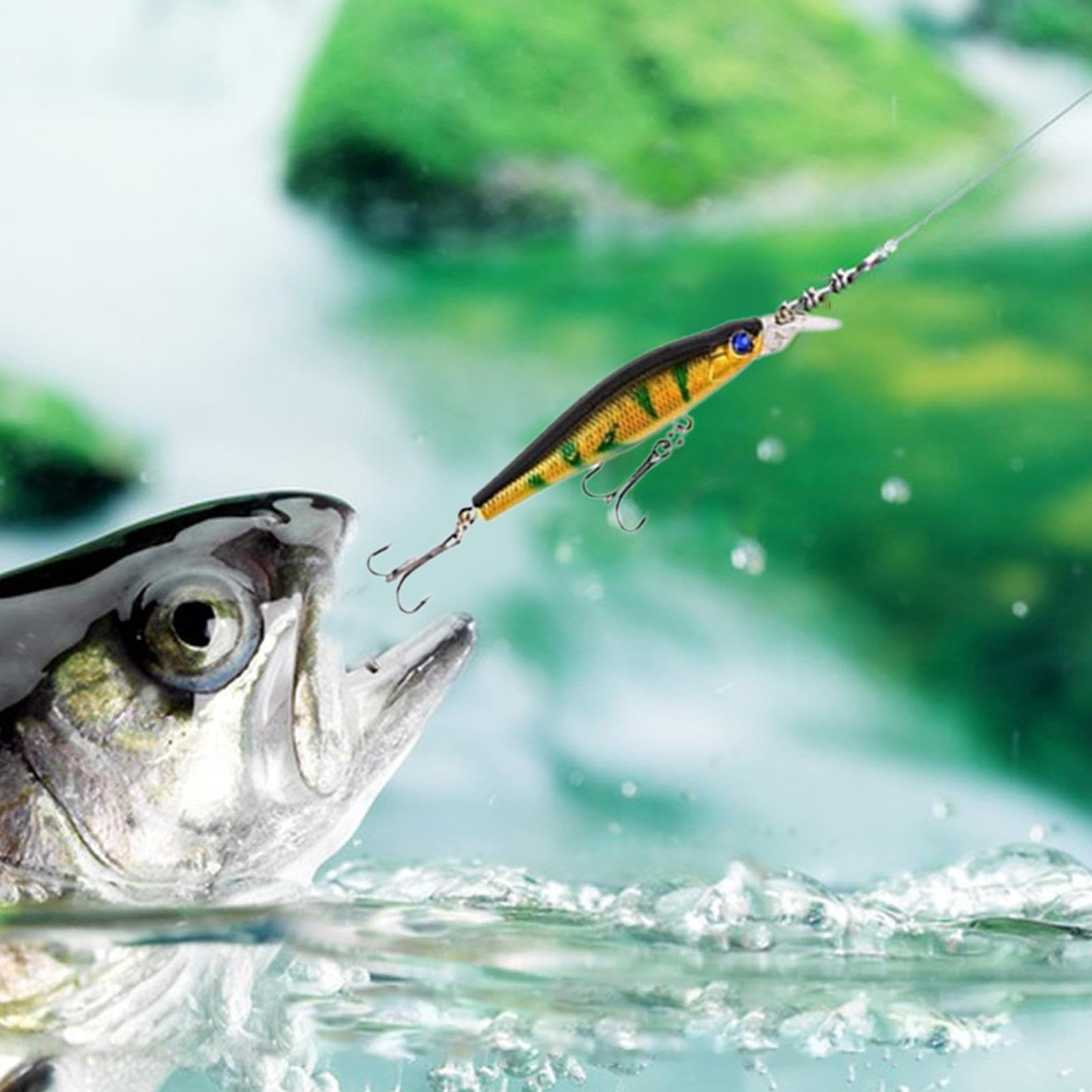 24-Day Fishing Advent Calendar - Countdown to Christmas with 24 Fishing Lures - Perfect Gift for Adult Men & Teen Boys - Great for Holiday Fishing Trips & Outdoor Adventures