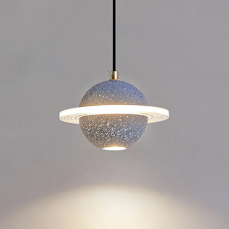 Artsy Planet Pendant Light - Modern Celestial Ceiling Fixture for Bedroom, Living Room & Nursery Decor | Solar System Inspired Lighting for Home & Office