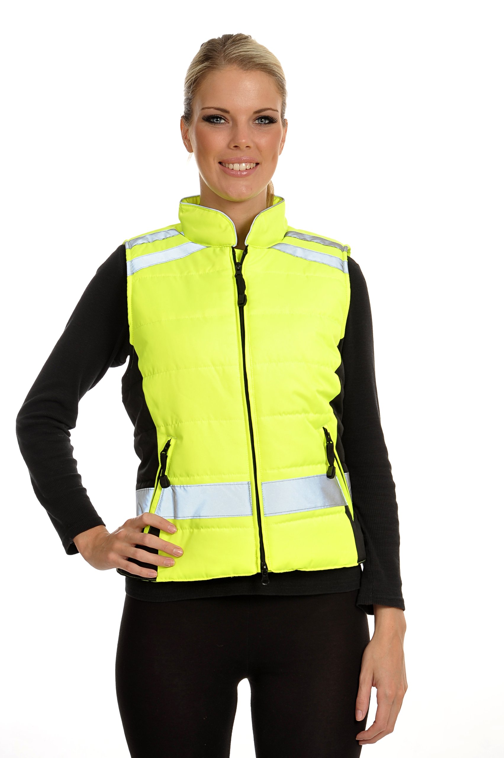Quilted Waistcoat for Women & Men - Stylish Yellow Padded Vest for Fall & Winter | Casual Outfits, Outdoor Activities & Layering