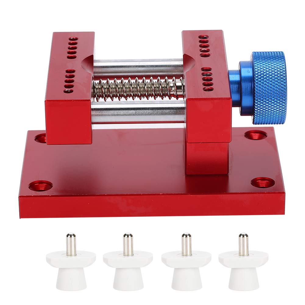 Adjustable Metal Watch Case Holder - 80mm Opening for Watch Repair & Strap Removal - Watchmaker Tool