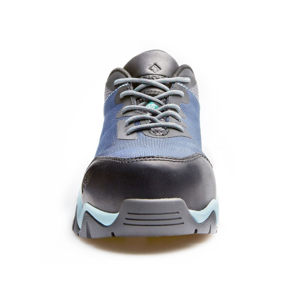 Terra EKG Low Women's Athletic Composite Toe Work Shoes TR0A4NR8B21 - Lightweight Safety Shoes for Women, Non-Slip Work Boots with Steel Toe Protection, Breathable & Comfortable - Perfect for Construction, Warehouse, and Outdoor Work (Ice Blue)