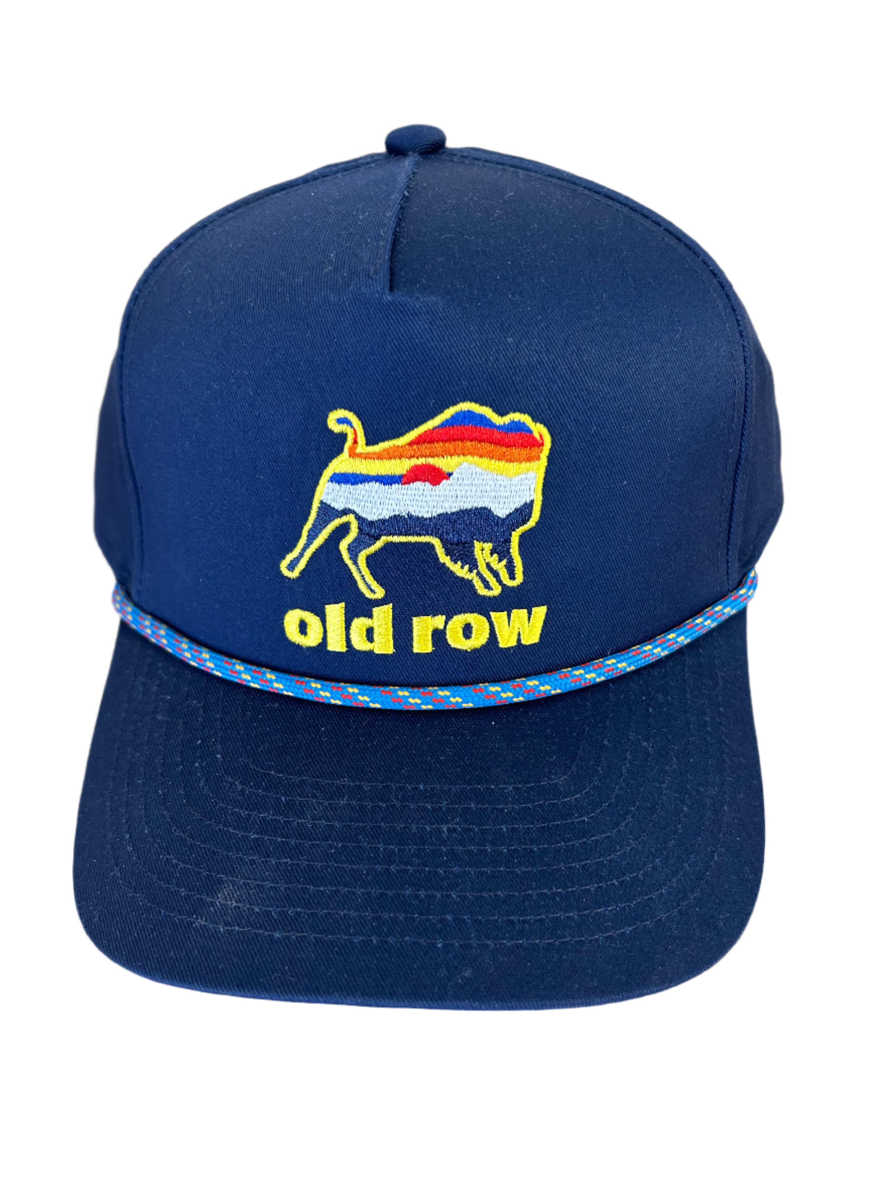 Old Row Outdoors Buffalo Rope Hat - Adjustable Cotton Twill Hat for Men & Women - Perfect for Outdoor Adventures, Hiking, and Country Music Festivals
