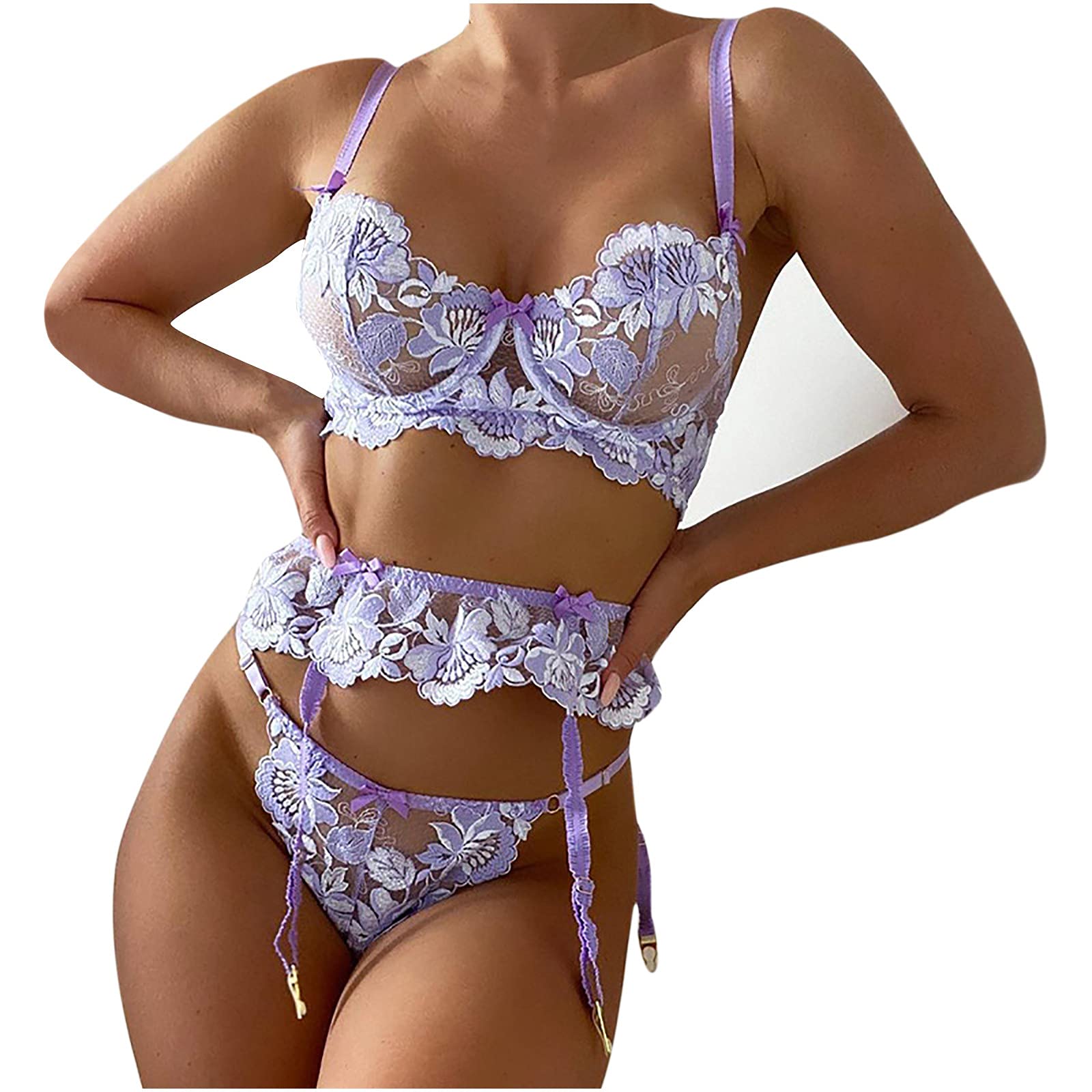 Sexy Lingerie Set for Women - Lace Teddy Babydoll & Exotic Underwear for Romantic Nights, Boudoir Photography, and Special Occasions