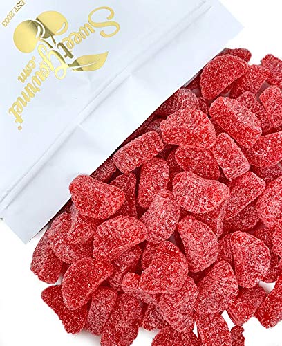 SweetGourmet Cherry Fruit Slices - Bulk Jelly Candy 4lbs | Delicious Soft Chewy Candies for Baking, Party Favors & Snacking