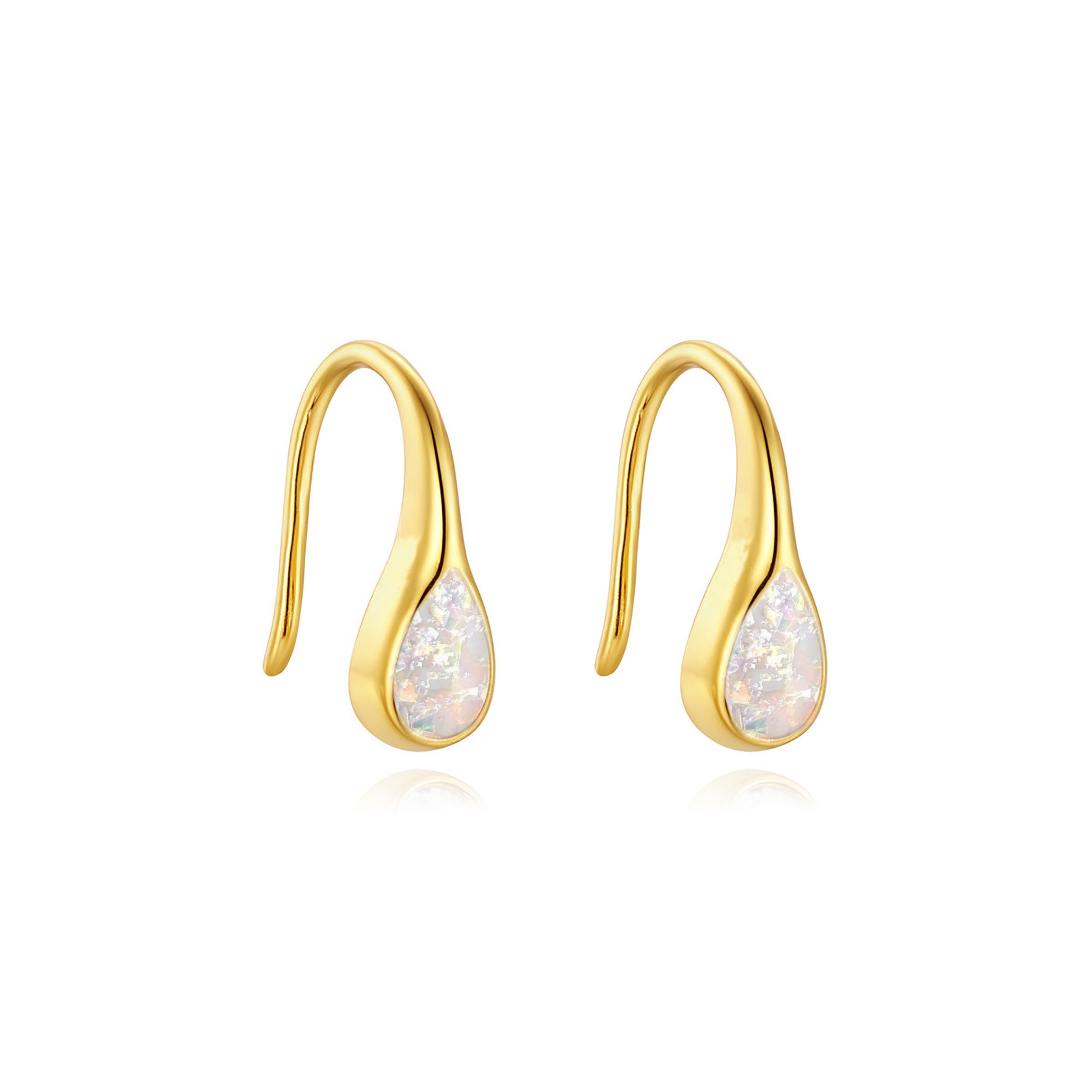 Elegant Teardrop Ashes Earrings - Handcrafted Memorial Jewelry for Loved Ones | Perfect for Remembrance, Sympathy Gifts & Special Occasions