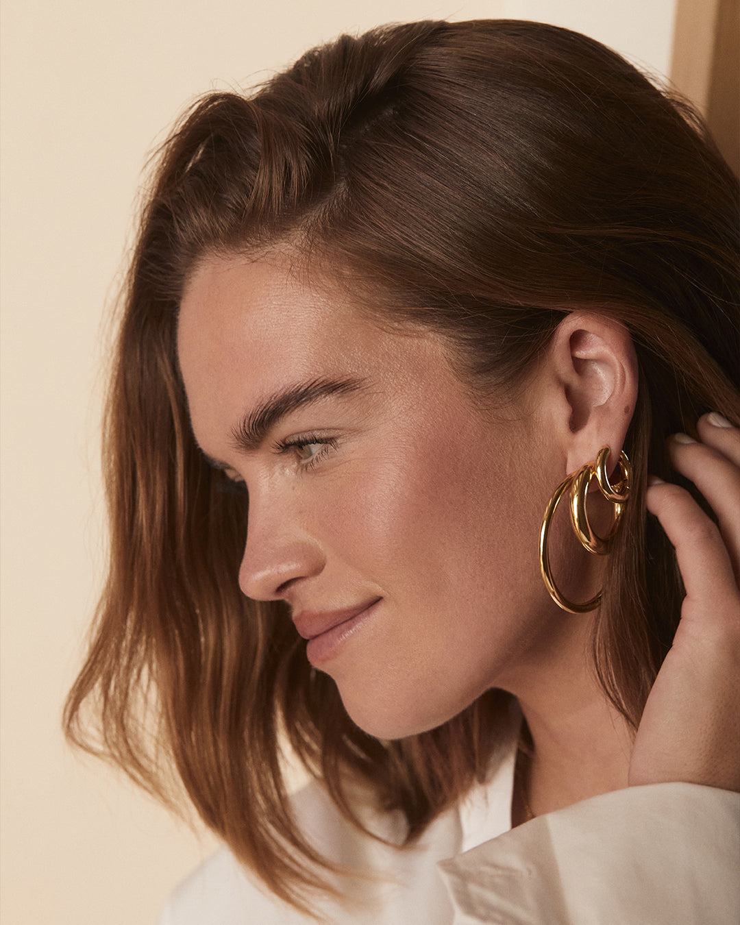 Stylish Carter Statement Hoops Earrings - Trendy Gold Hoop Earrings for Women, Perfect for Parties, Weddings & Everyday Wear