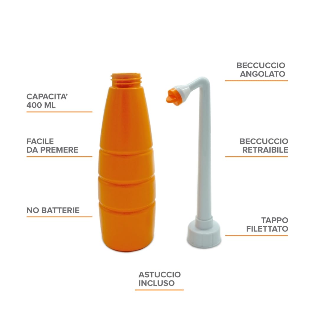便携式旅行洗屁瓶 | Hello Bidet 400ml 喷雾瓶 | 私密护理喷瓶 | 适合女性及婴儿使用 | 附收纳包 | 家庭、户外、露营必备卫生用品