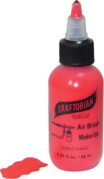 Red Graftobian F/X AIRE Airbrush Makeup 2.25oz - Professional Waterproof Long-Lasting Makeup for Cosplay, Halloween & Special Effects - Perfect for Theatrical, Photography & SFX Artists