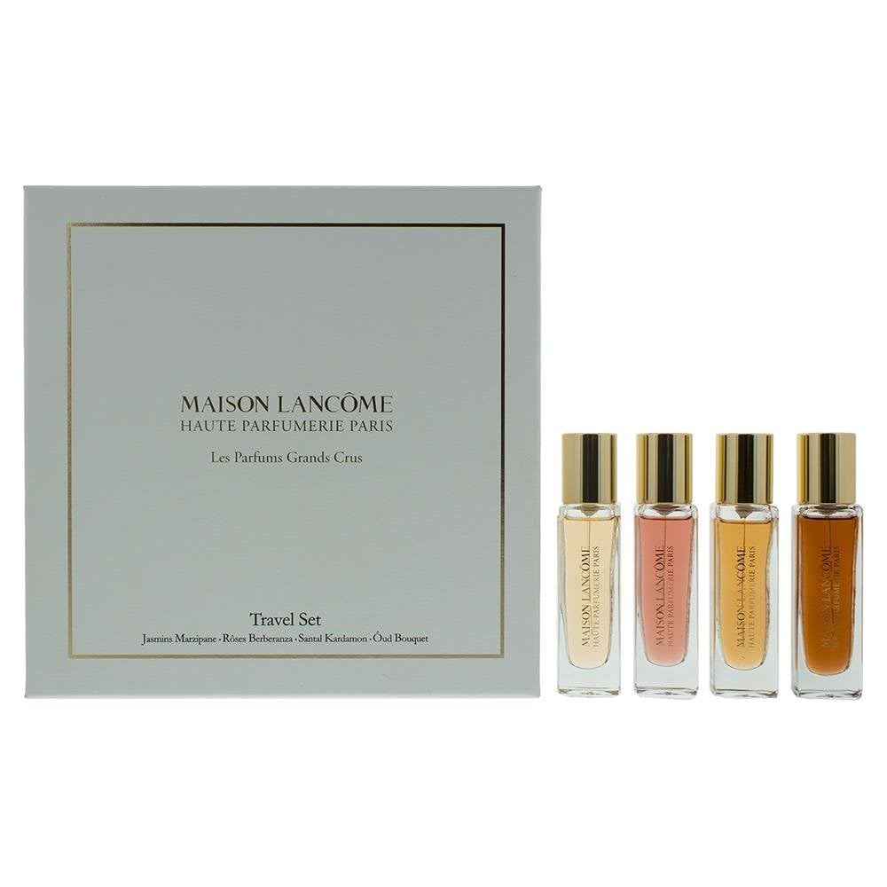 Lancôme Grands Crus Eau de Parfum 4-Piece Luxury Perfume Gift Set for Women - Perfect for Holidays, Birthdays & Anniversary Gifts