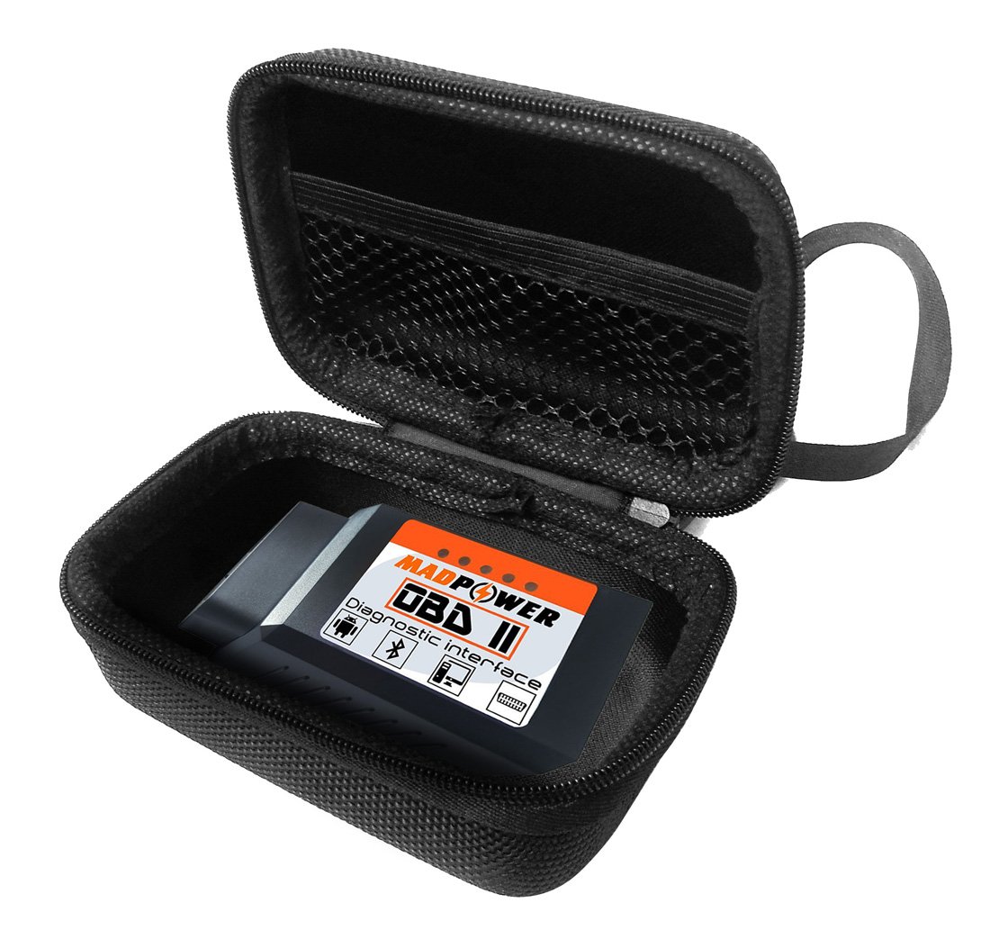 Hard Protective Case for MADPOWER OBD2 Bluetooth Scanner - Durable Storage Solution for Car Diagnostics & Auto Repair Tools (Perfect for Mechanics & DIY Car Maintenance)