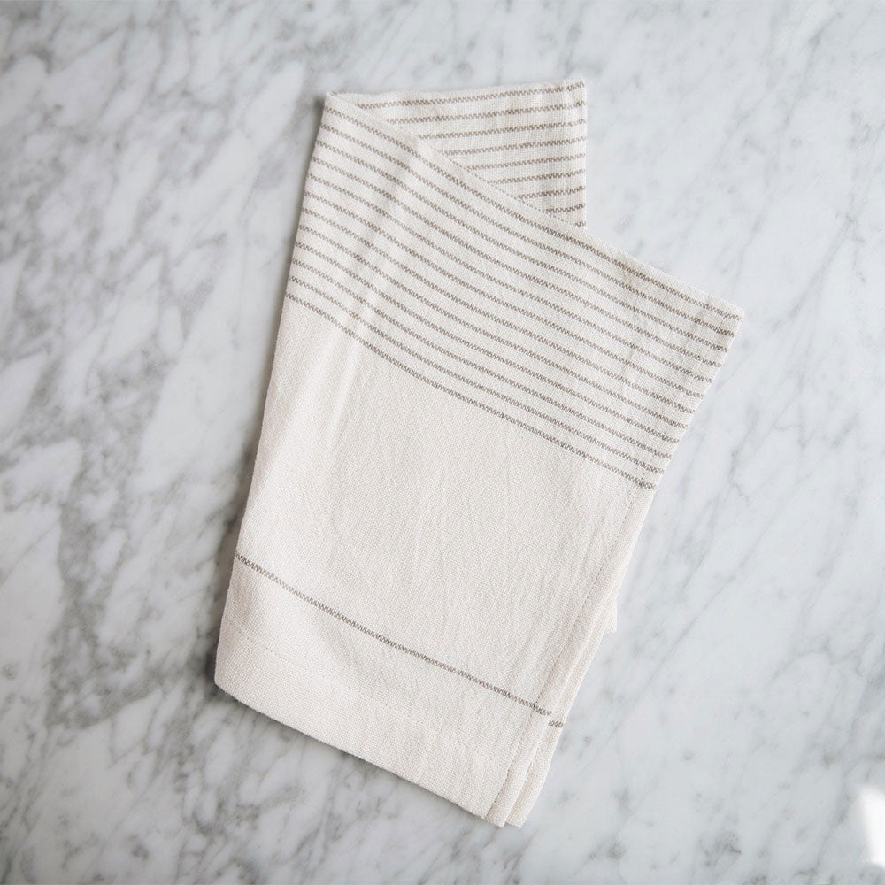 Premium Ethiopian Cotton Tea Towel Set - Absorbent & Durable Kitchen Towels for Drying Dishes, Glassware & Hands - Soft Stone Wash Finish - Ideal for Daily Kitchen Use & Gift Giving