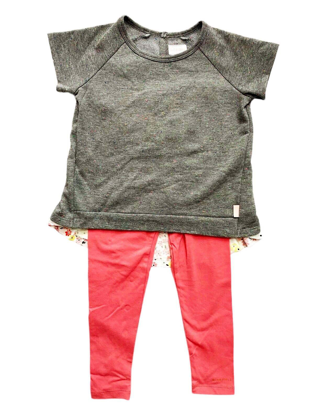 BCBG Girls' Heather Grey Tank Top & Leggings Set (4T) - Perfect for Playdates & Casual Outings