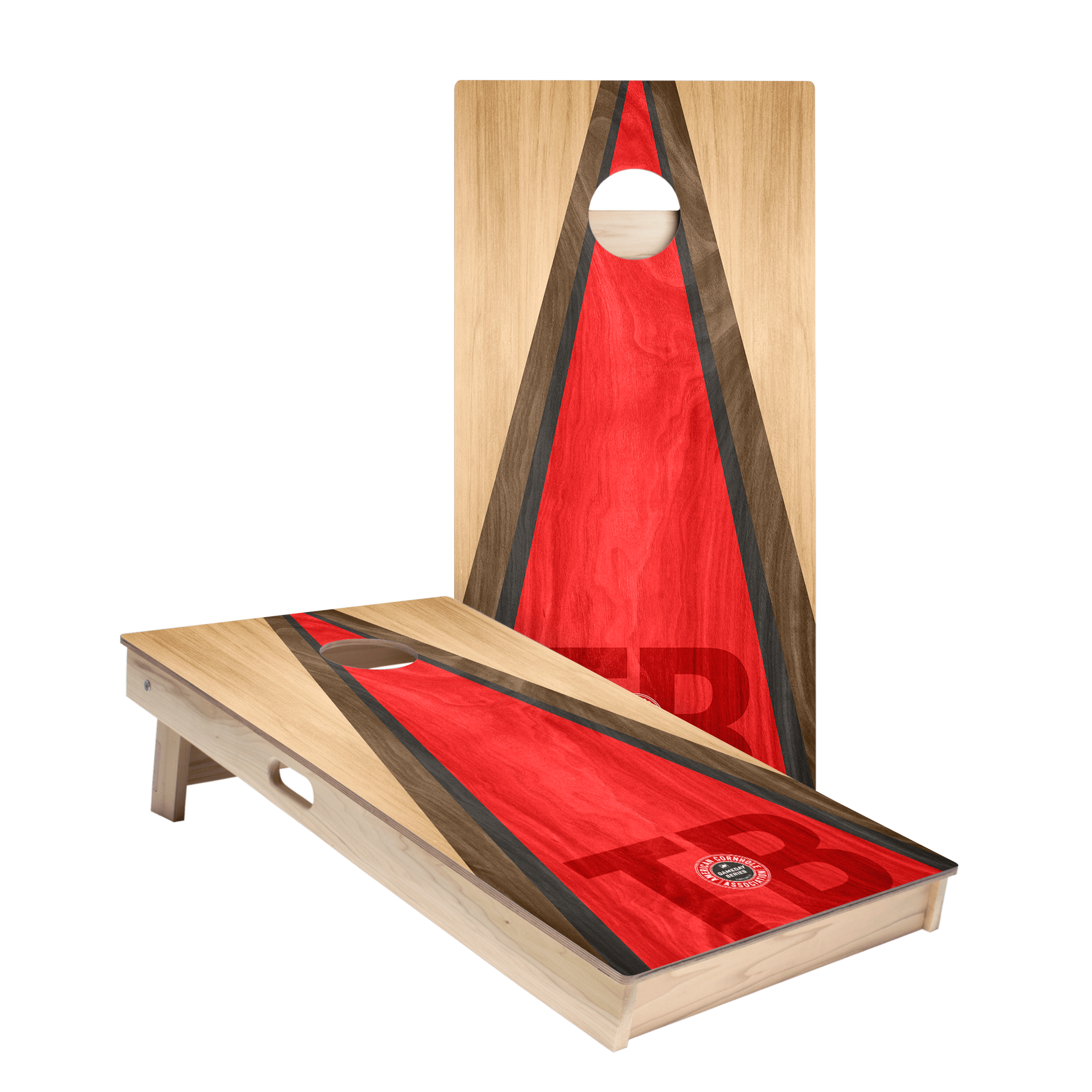 Tampa Bay Buccaneers Cornhole Game Set - NFL Team Logo Triangle Star Design for Tailgating, Backyard Parties & Outdoor Fun