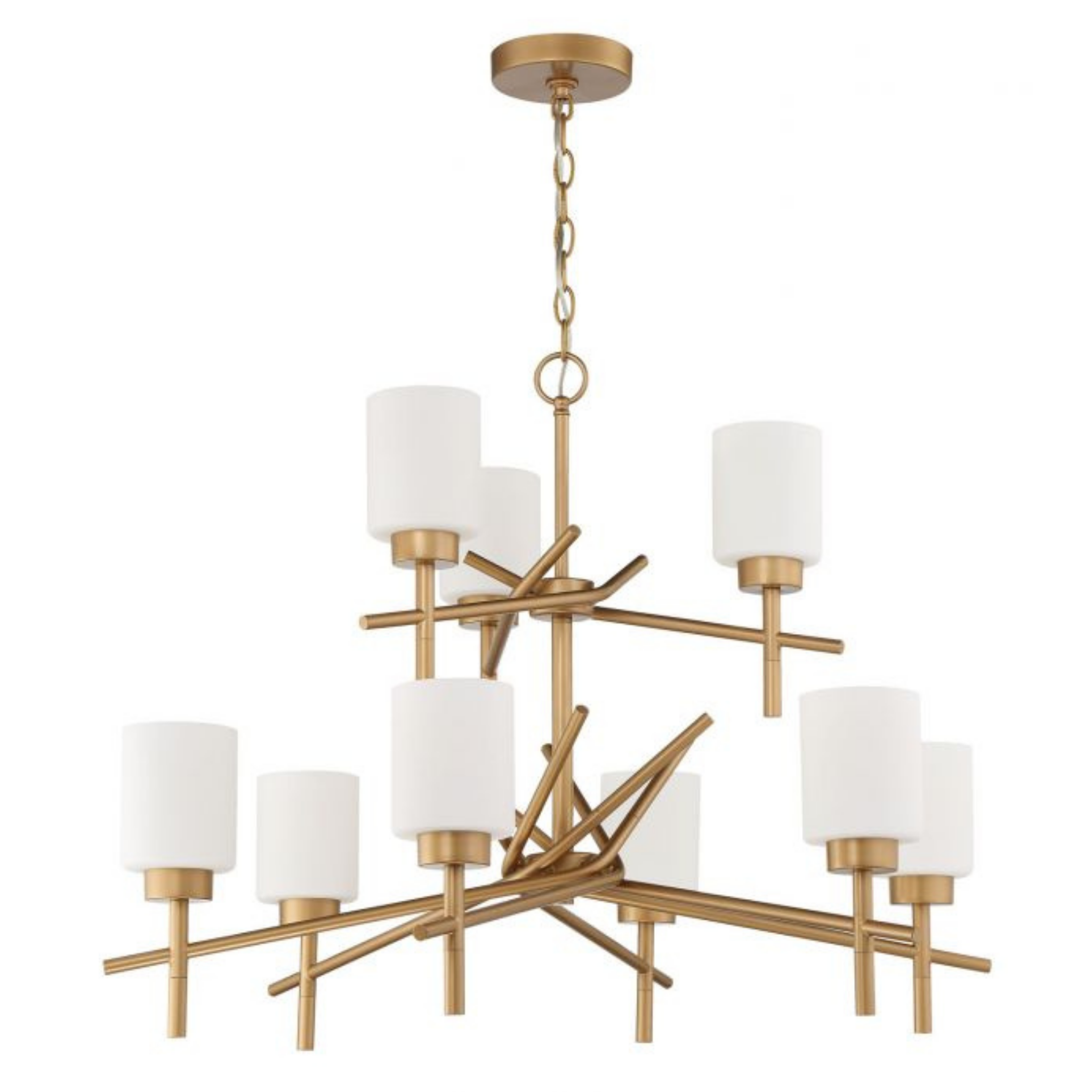 Craftmade Cadence 9-Light Chandelier - Elegant Modern Ceiling Light Fixture for Dining Room, Living Room & Bedroom | Perfect for Home Decor & Interior Design