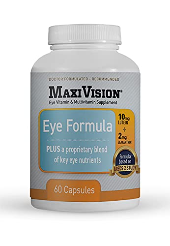 MedOp MaxiVision® Eye Formula - 60 Capsules per Bottle (3-Pack) | Premium Eye Health Supplement for Vision Support & Dry Eye Relief | Perfect for Computer Users & Night Driving