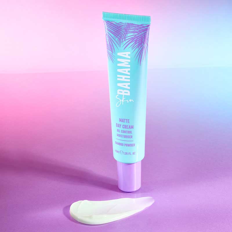 Bahama Skin Matte Day Cream - Oil-Free Moisturizer for Oily & Combination Skin | Hydrating & Non-Greasy Formula | Perfect for Daily Use & Makeup Base