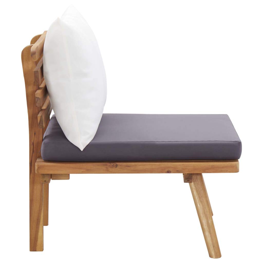 Premium FAMIROSA Acacia Wood Garden Chair with Cushions - Outdoor Patio, Backyard, Poolside Relaxation & Dining Furniture