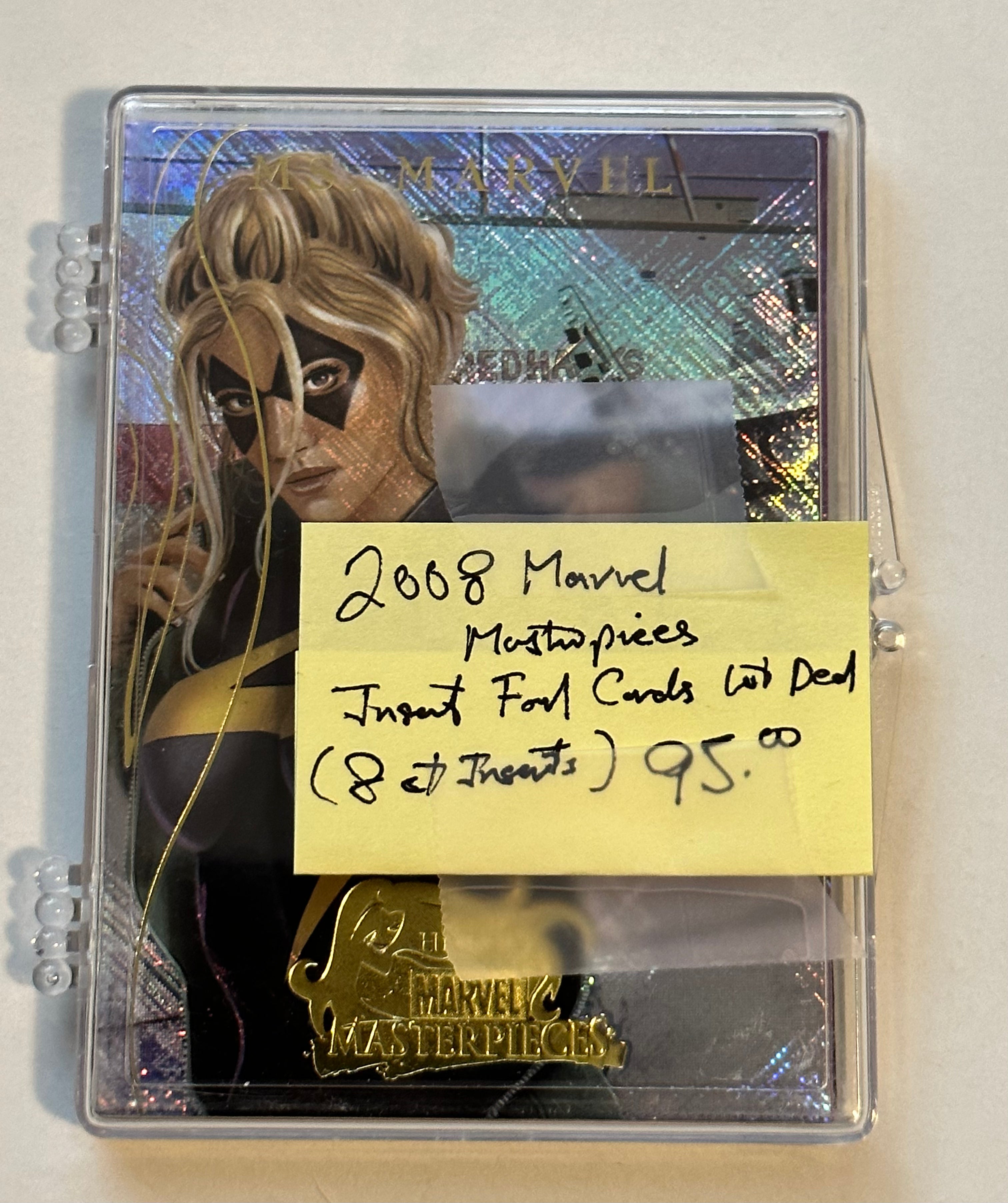 2008 Marvel Masterpieces Foil Insert Cards Lot - Rare Collectible Trading Cards for Superhero Fans | Perfect for Collectors, Gifts & Display