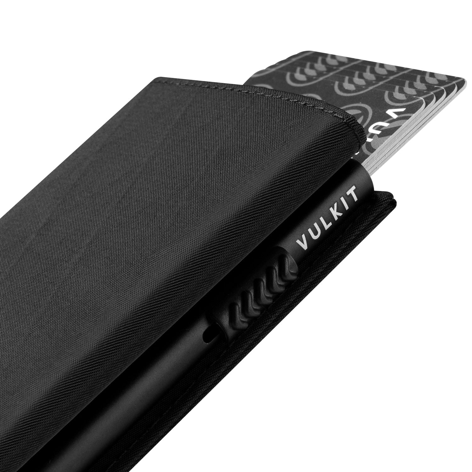 VC302F Waterproof Tri-Fold Wallet with Side Slider Mechanism, Back Zipper Slot & Magnetic Closure - Durable RFID Blocking Fabric for Men & Women - Perfect for Travel, Business & Everyday Use