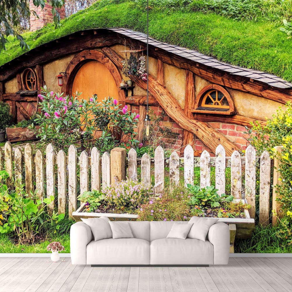IDEA4WALL Fantasy View Mystery Collage Removable Wallpaper - Peel and Stick Wall Mural (66x96 inches) for Bedroom Decor | Easy DIY Home Decoration & Accent Wall
