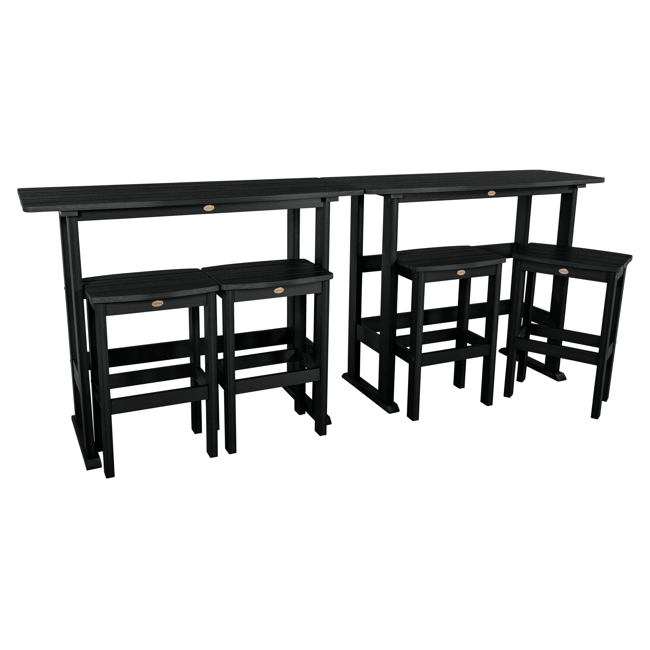 Lehigh 6-Piece Bar Height Balcony Patio Set - Outdoor Dining & Relaxing Furniture for Small Spaces