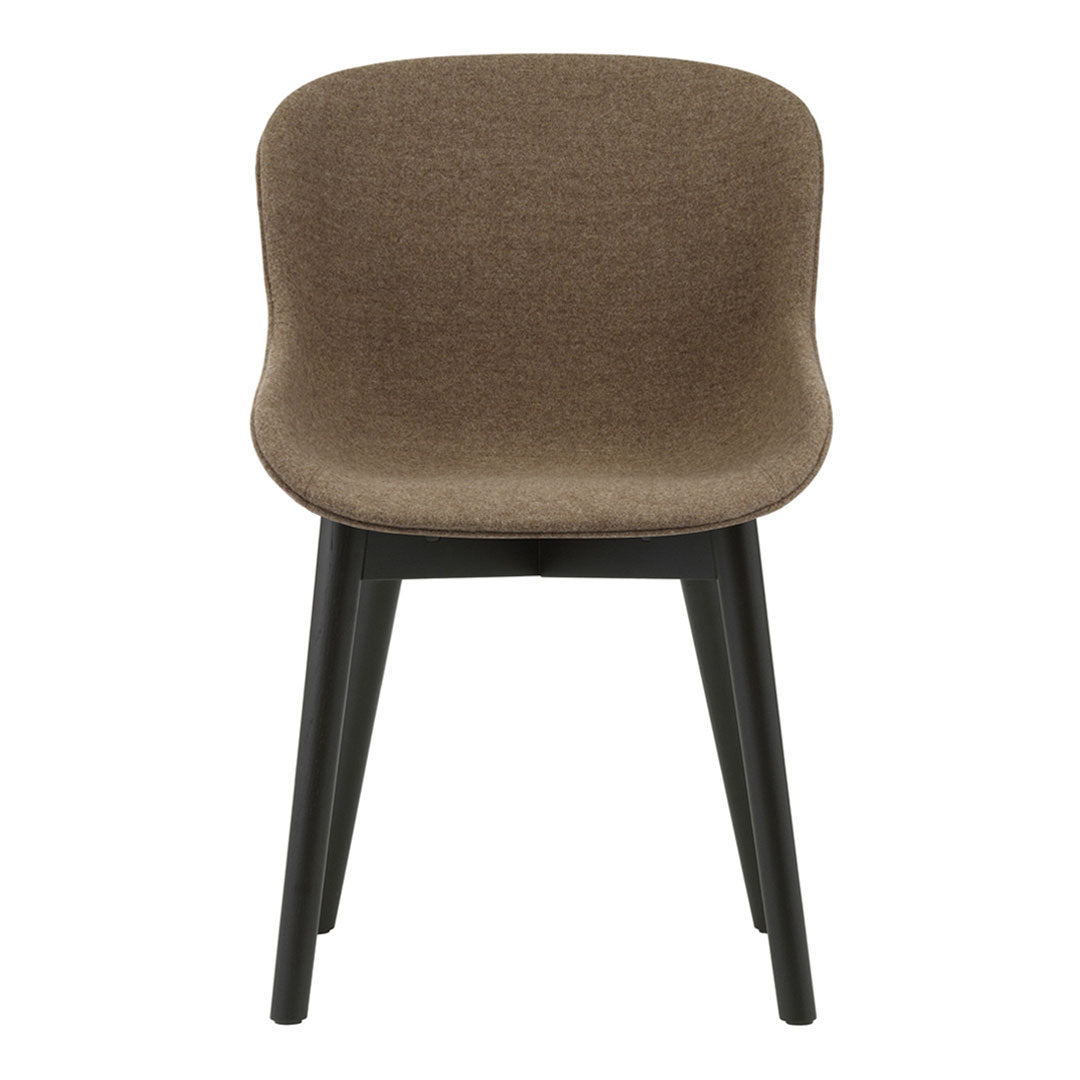 Hyg Side Chair with Wood Base & Full Upholstery - Modern Dining Chair for Kitchen, Living Room & Office