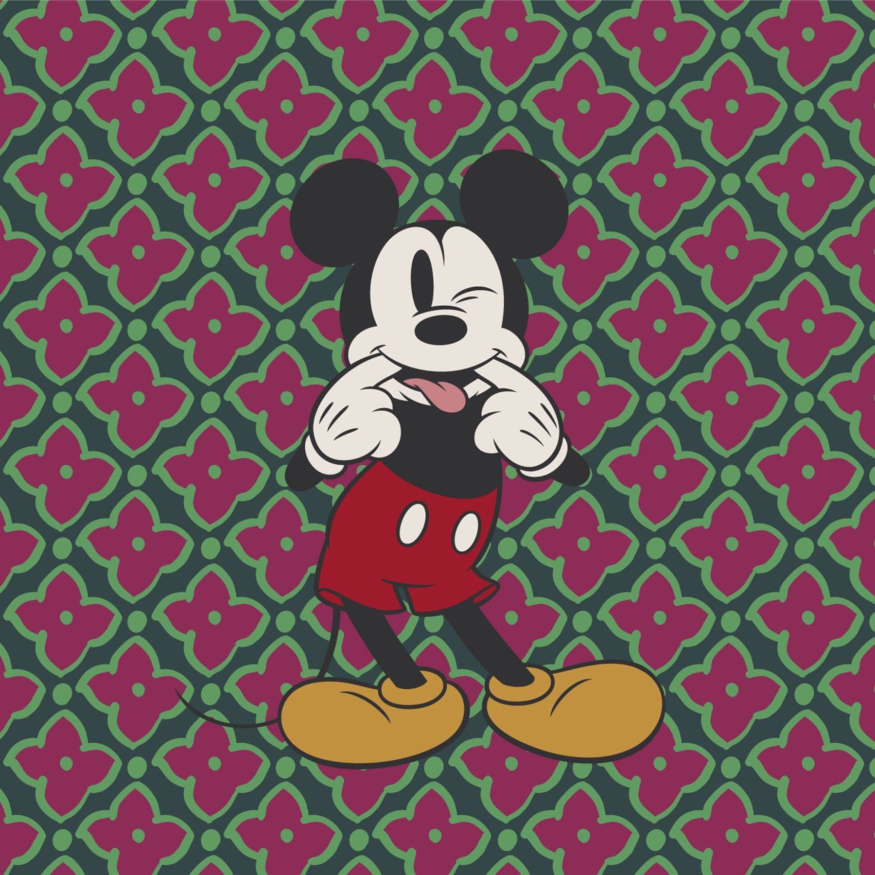 Disney Mickey Mouse Zip Card Pouch Wallet - Cute & Compact for Credit Cards, IDs, Cash - Perfect for Travel, Shopping, and Everyday Use