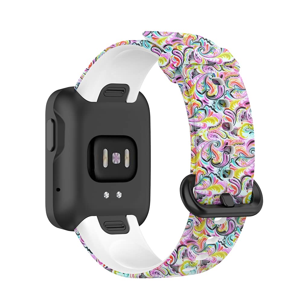 Wiikai Replacement Watch Strap Bands for Redmi Watch & Mi Watch Lite - Durable Silicone Watch Band Accessories | Perfect for Workouts, Running & Everyday Wear