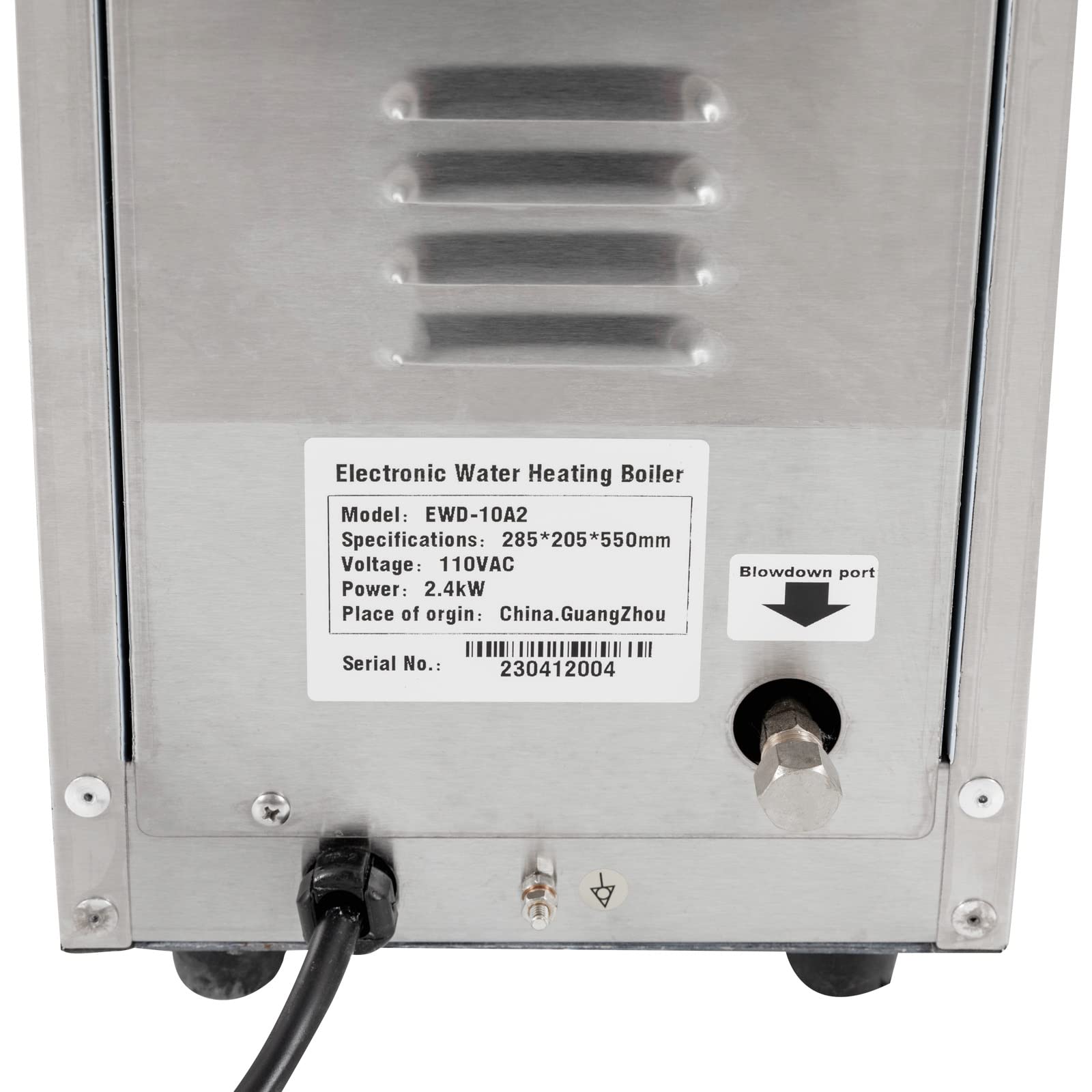 Commercial Hot Water Dispenser 10L/2.64Gal - 2400W Electric Water Boiler with Auto Shut-Off for Tea, Coffee, Dessert Shops & Hotels - Fast 35L/H Heating - Perfect for High Volume Beverage Service