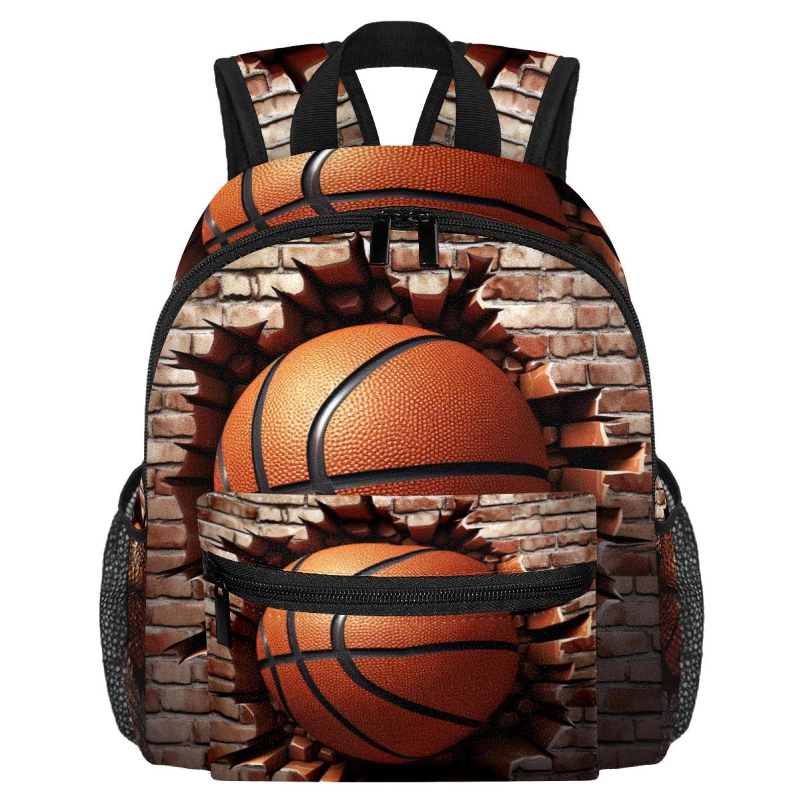 Men's & Women's Travel Backpack - Durable Basketball Wall Texture Design - Perfect for Gym, Work, School & Outdoor Adventures