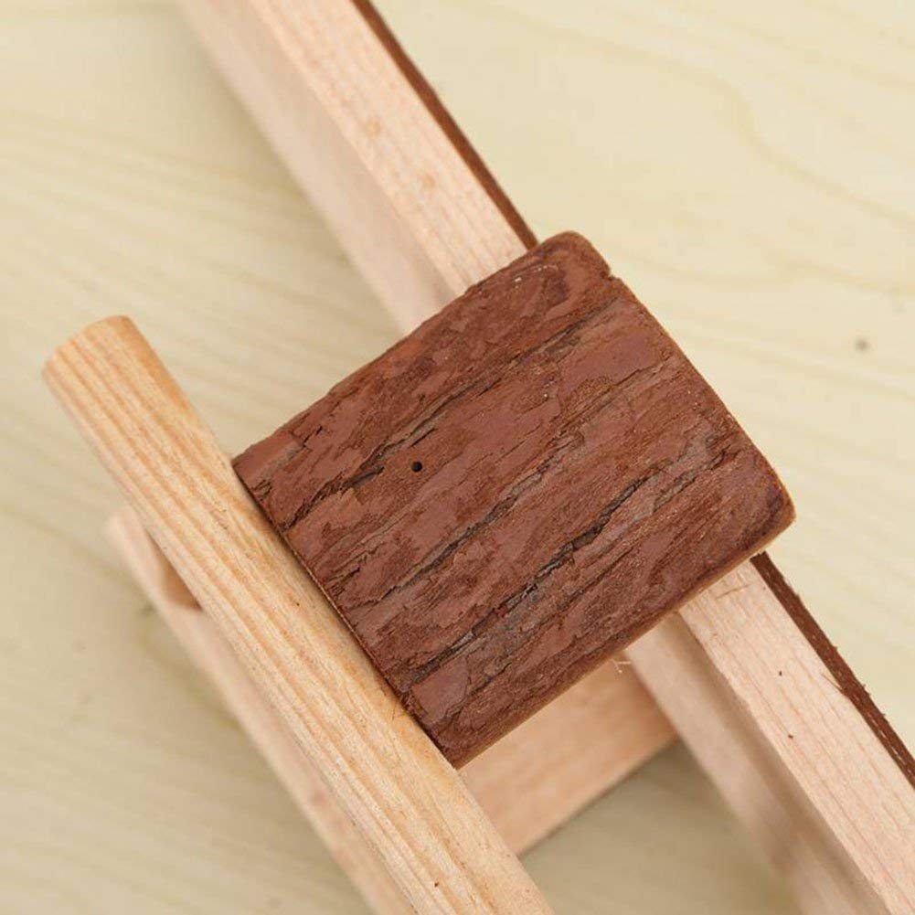 Natural Wooden Seesaw Platform for Small Pets - Hamster, Gerbil, Squirrel & Mouse Exercise Toy, Chew Teeth Plaything | Perfect for Cage Enrichment & Small Animal Entertainment