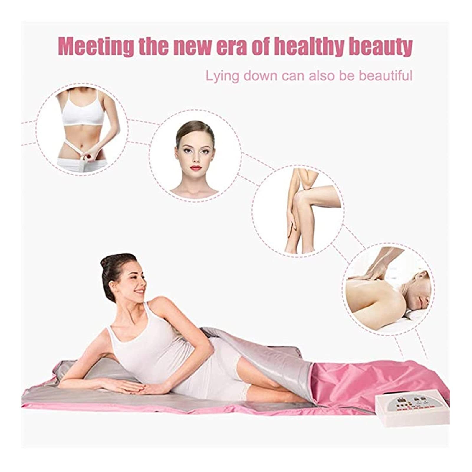 Infrared Sauna Blanket for Weight Loss & Detox - Portable Body Shaping Therapy, Anti-Aging Beauty & Slimming Fitness Equipment (Purple) - Perfect for Home Spa, Post-Workout Recovery & Relaxation