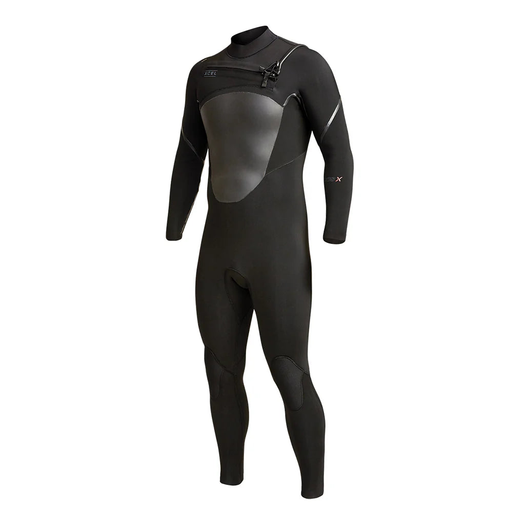 Axis X 4/3mm Front Zip Full Wetsuit for Men - Thermal Neoprene Surfing & Diving Suit - Perfect for Cold Water Surfing, Scuba Diving & Water Sports
