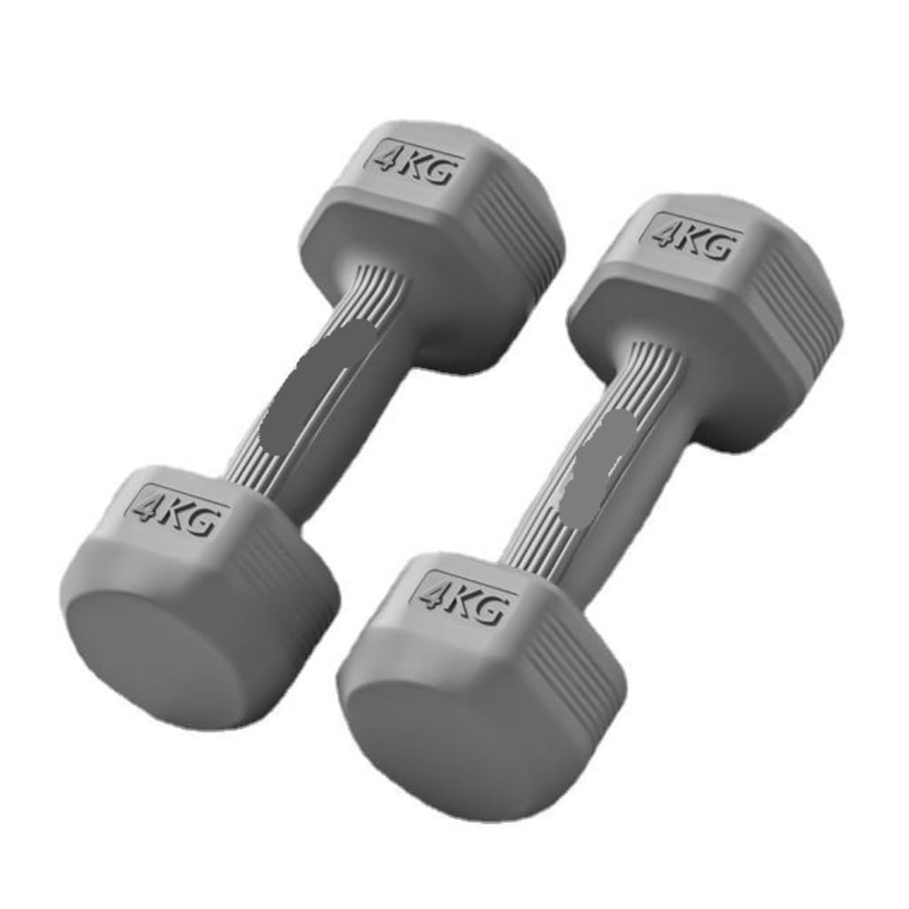 Rubber Dumbbells for Women & Men - Home Gym Equipment for Strength Training, Yoga, and Fitness - Kettlebell Alternative for Arm and Muscle Workouts - Perfect for Home Workouts and Yoga Studios