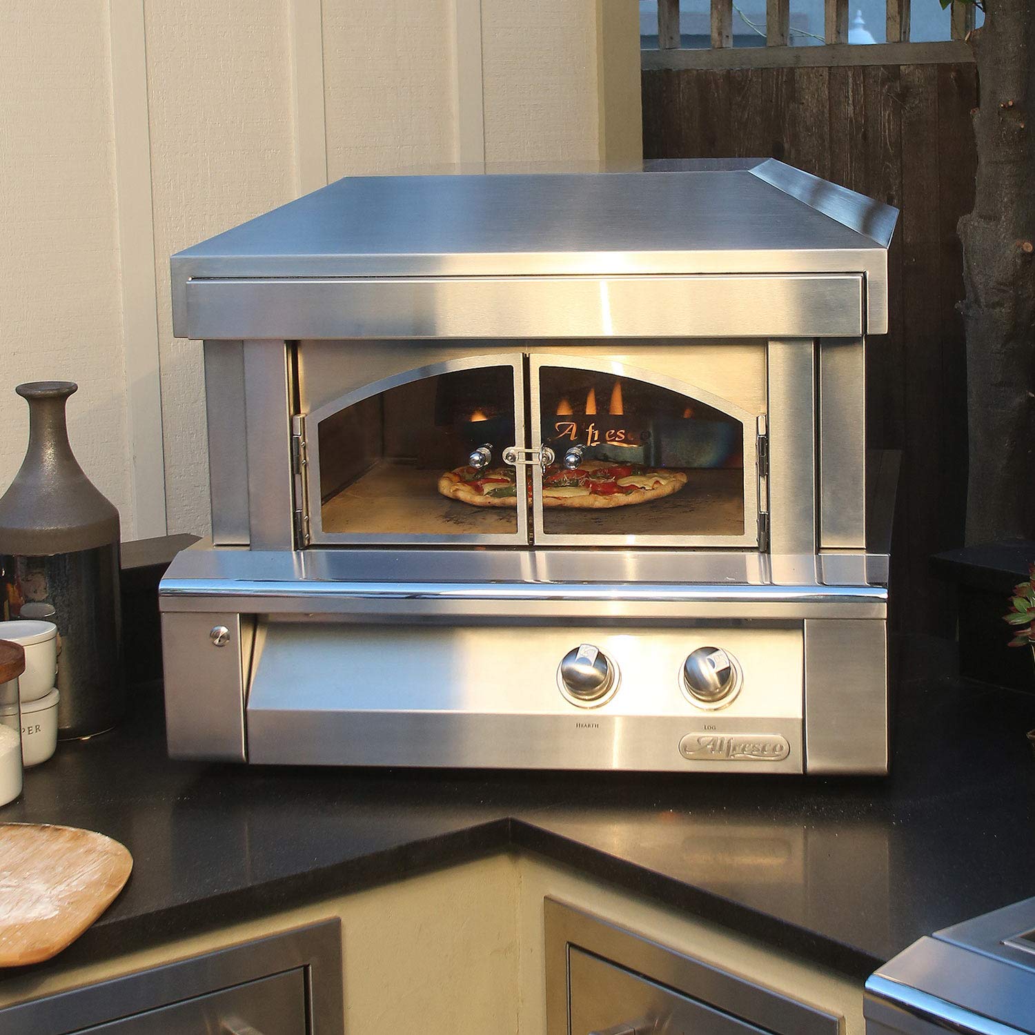 30-Inch Propane Countertop Pizza Oven (Axe-PZA-LP) – Perfect for Outdoor Cooking, Backyard Parties & Restaurant-Quality Homemade Pizza