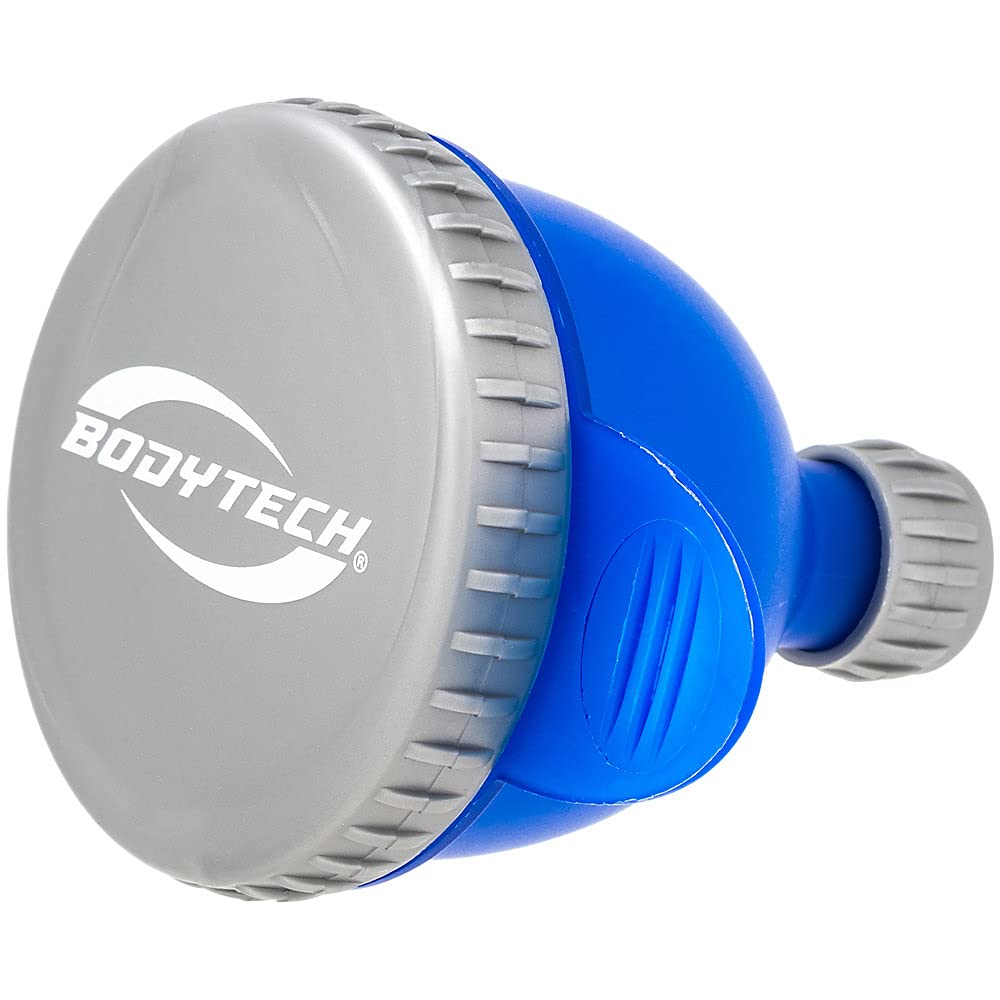BodyTech Medium Powder Funnel - 100mL (3.4oz) BPA-Free Portable Funnel for Protein, Supplements & Spices | Mess-Free Transfer | Travel, Gym & Kitchen Use (12-Pack, Blue)