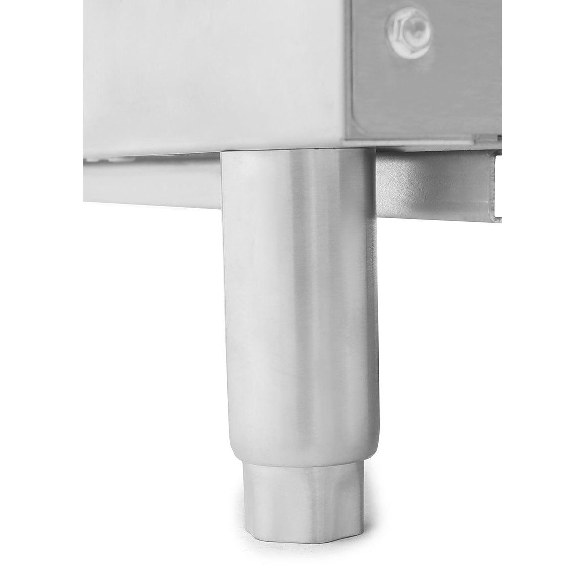 Atosa AGR 2B 24GR 36 Inch Commercial Gas 2 Burner Range with 24 Inch Right Hand Griddle Top - 136,000 BTU High Power for Restaurant, Food Truck & Catering Kitchen Use