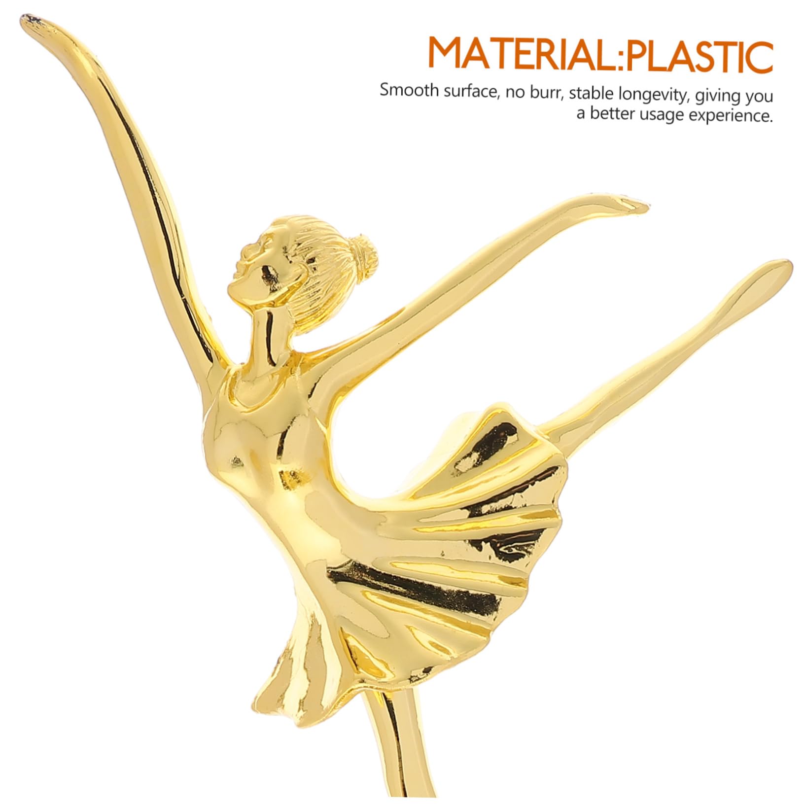 BELLIFFY Gold Dance Trophy Award - Ballet Competition Medal Cup for Kindergarten Graduation, Dance Recital & Performance Prizes - Perfect for Ballet, Jazz, Tap & Hip Hop Dance Awards Ceremonies