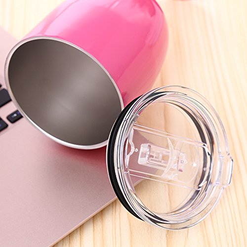 14 oz Double Wall Vacuum Insulated Stainless Steel Wine Tumbler with Lid - Blood Of My Enemies (Red) - Perfect for Outdoor Picnics, Camping & Gifts