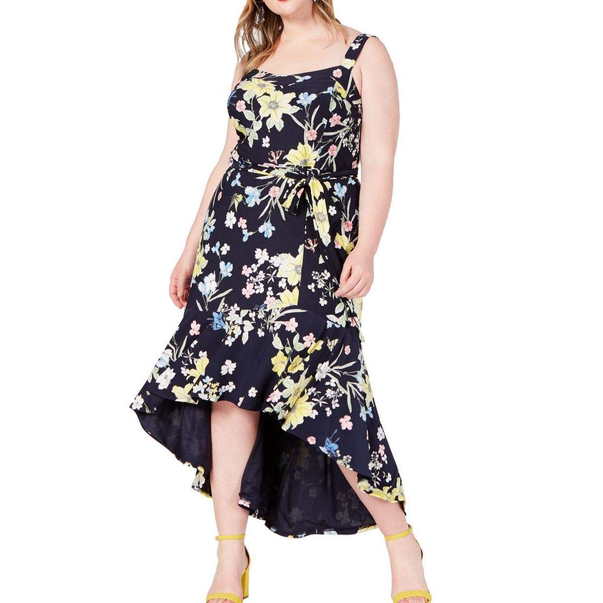Rachel Roy Women's Plus Size Pria Dress - Flattering Casual & Party Midi Dress for Curvy Women | Perfect for Office, Date Night & Special Occasions