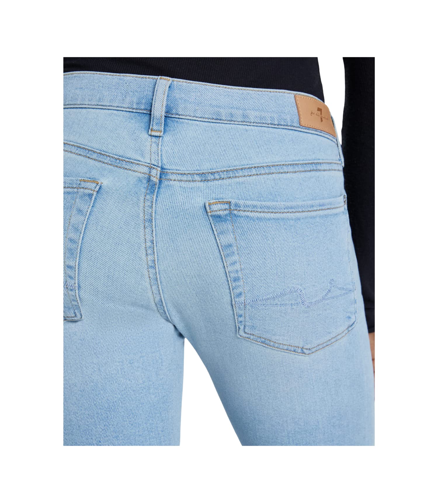 7 For All Mankind Women's Original Bootcut Flare Jeans - Stretch Denim Pants for Casual Wear & Night Out