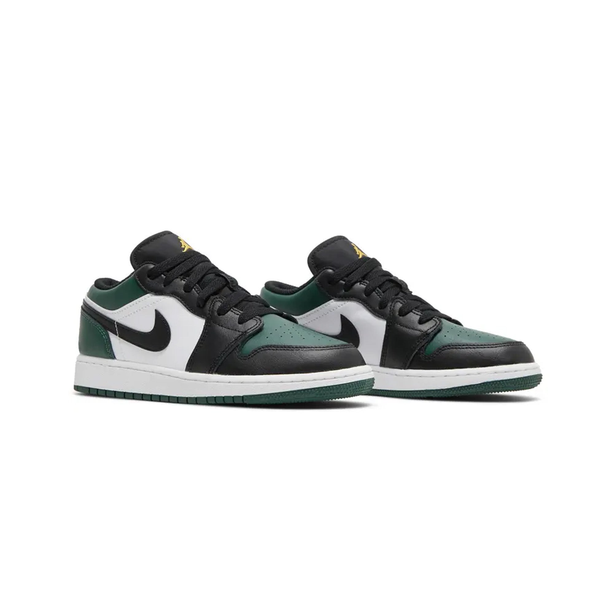 Air Jordan 1 Low 'Green Toe' GS Sneakers - Women's Basketball Shoes for Casual Wear & Street Style Fashion