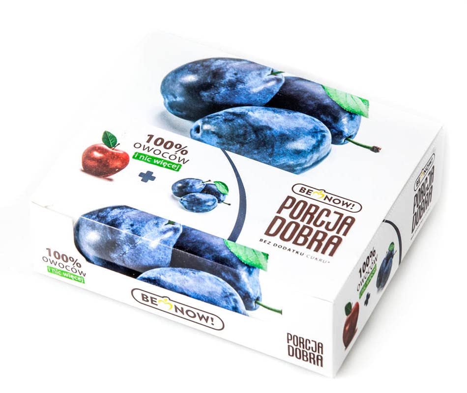 Be Now! Healthy Fruit Bars - Apple & Plum (24 Pack) | 100% Natural Fruit Snacks for Kids & Adults | Sugar Free, Vegan, Non-GMO, Gluten-Free | Perfect for Lunchboxes, Hiking & On-the-Go Snacking