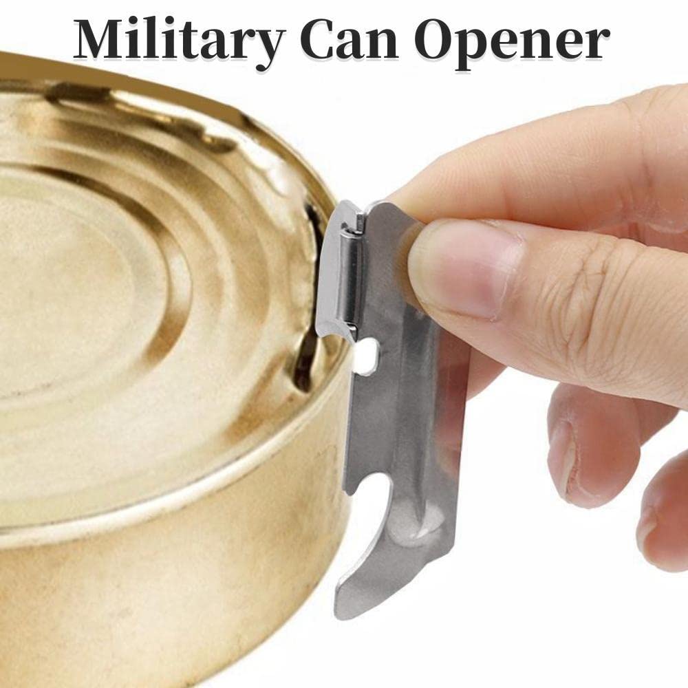 3PCS Military Can Opener - Portable Manual for Camping & Outdoor Use