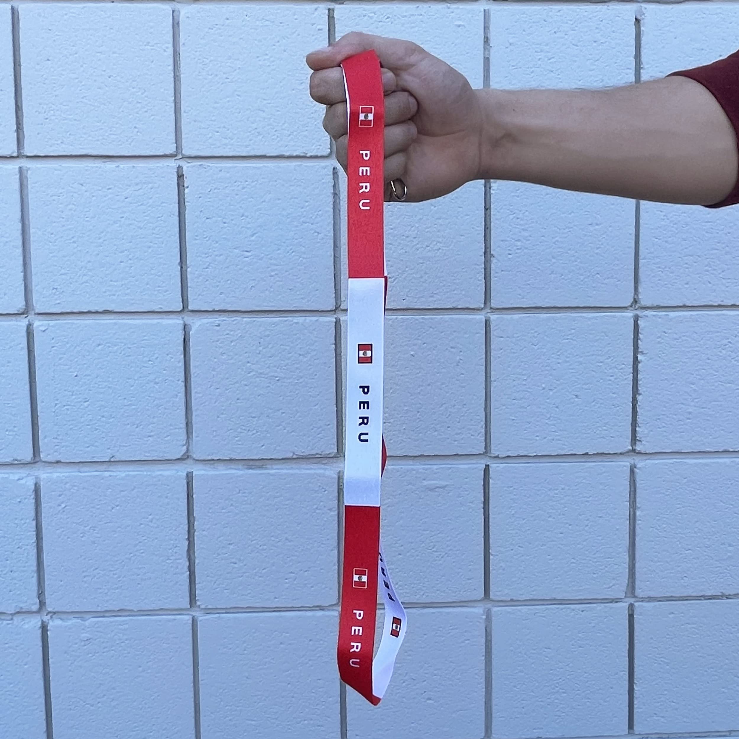 Peruvian Desert Cactus Lanyard - Detachable Breakaway Keychain for ID Badges, Car Keys & Souvenirs | Perfect for Travel, Office, and Event Accessories