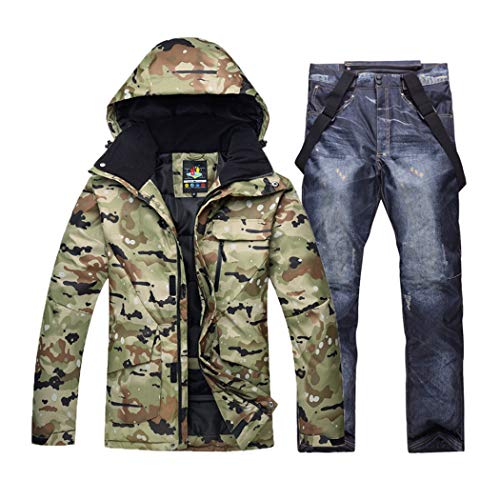 Khaki Camouflage Top + Black Pants