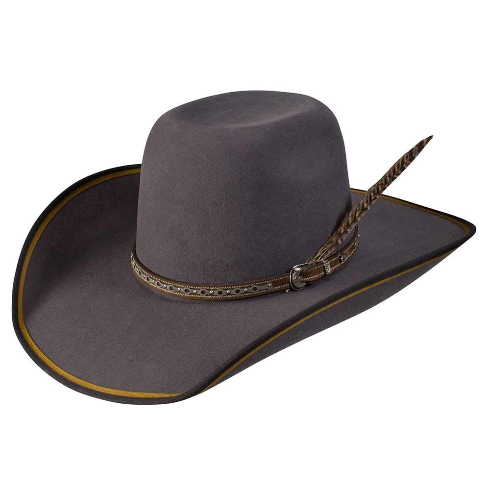 Resistol Men's Cowboy Hat - Western Style Felt Rancher Hat for Outdoor, Rodeo, and Country Fashion