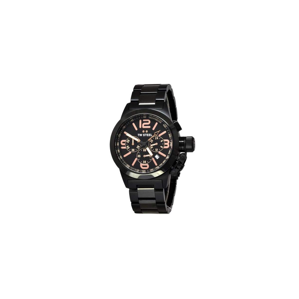 TW312 TW Steel Men's Watch - Stainless Steel Strap, Grey Dial, 45mm Case - Perfect for Business, Casual & Outdoor Activities